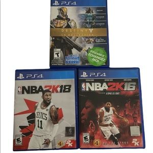 PS4 bundle. 3 games